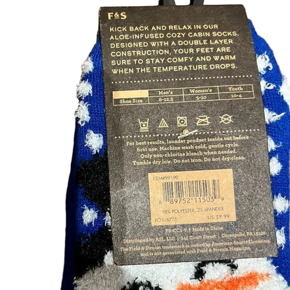 Field & Stream Cozy and Warm‎ Youth Size Snowman Socks, NWT